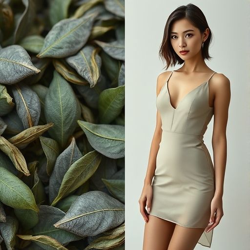 劣质茶叶的颗粒细节