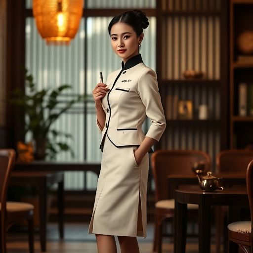 茶艺师与客人互动