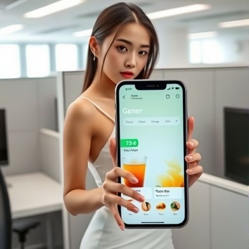 小张在办公室通过APP浏览广州品茶外卖选项