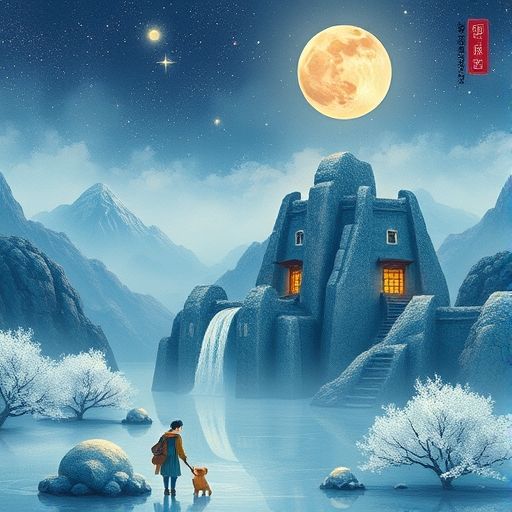 户外夜游充满浪漫氛围