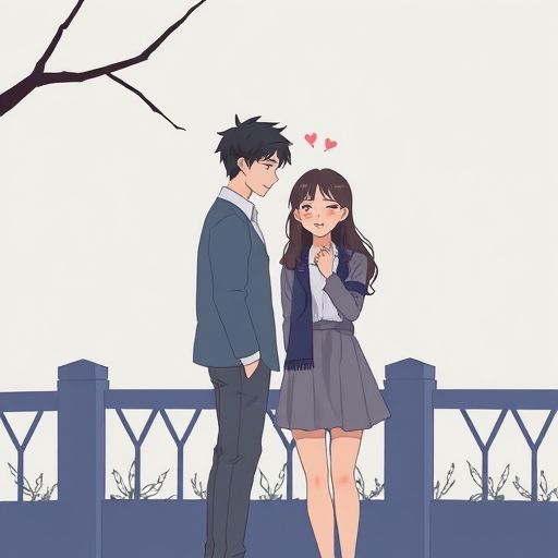 温馨咖啡厅约会场景