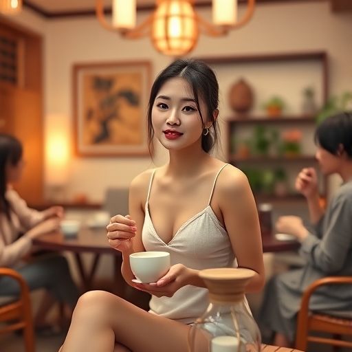 与好友共享高端茶时光