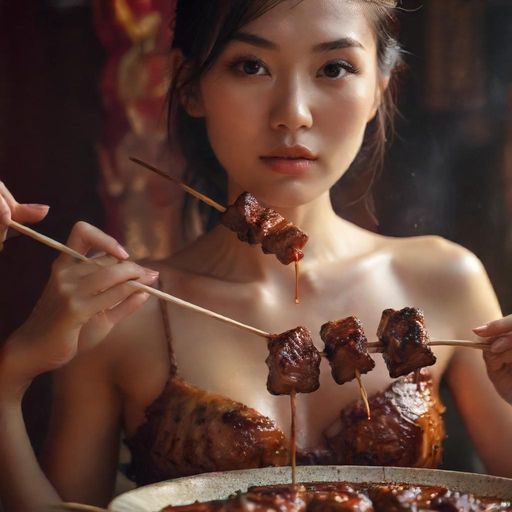 天河串吧的美味烤串