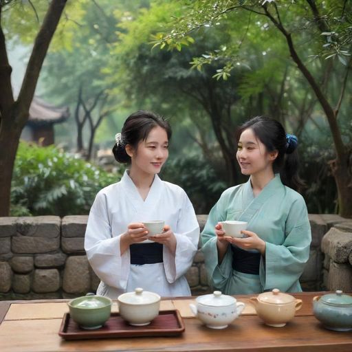 茶友在广州茶肆聚会喝茶