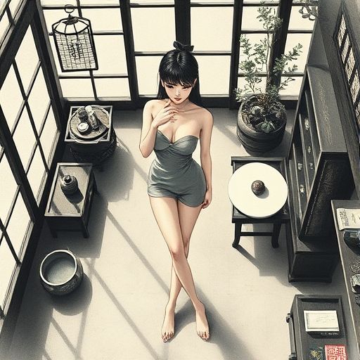 茶肆内的禅意空间