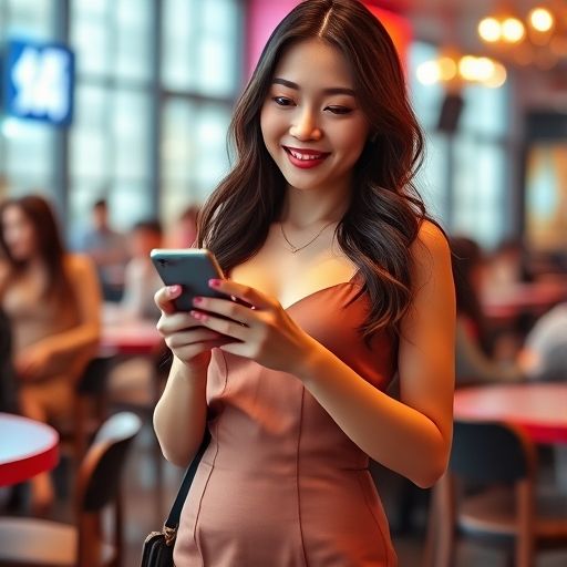 一人手持手机浏览东莞桑拿会所论坛界面