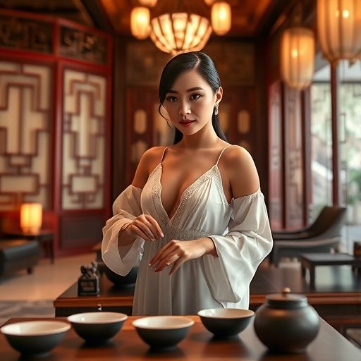 广州隐藏茶社的精致茶具与古典氛围