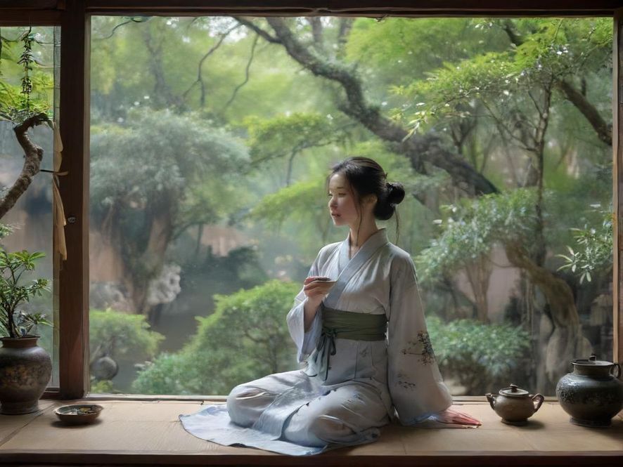 深圳茶肆温馨内景