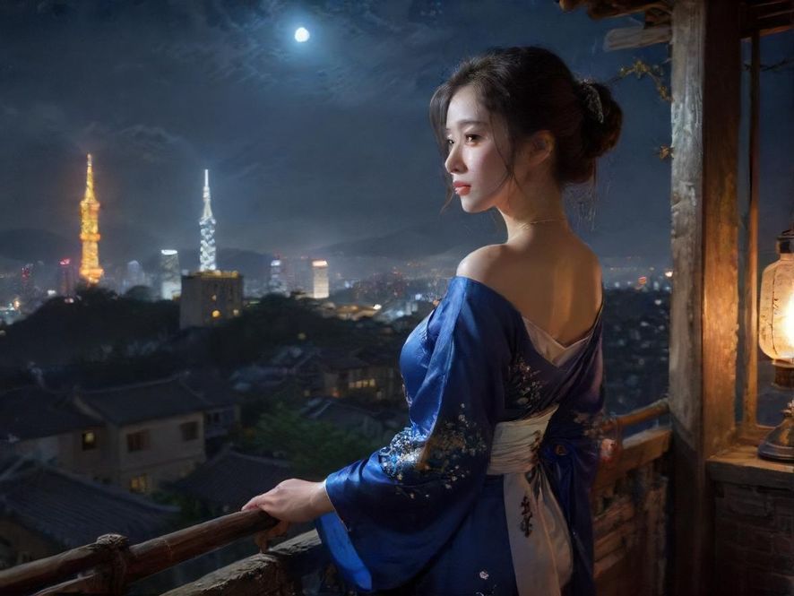 一个时尚现代的酒吧入口，门外灯光璀璨，透着一股热闹的氛围