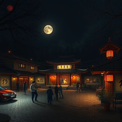 广州富城会所夜场大厅奢华场景