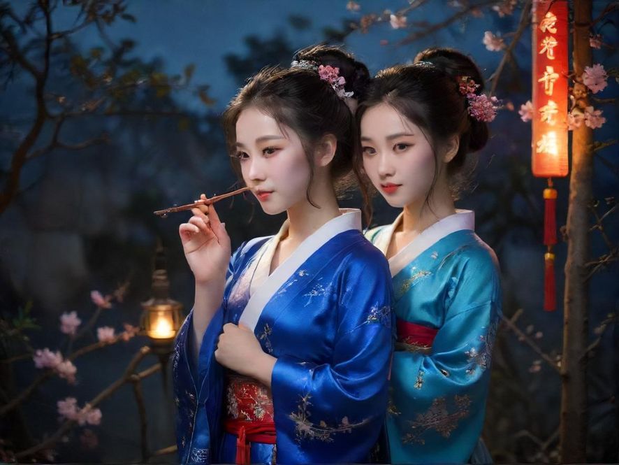 图片:广州天河区夜晚小巷,灯光昏暗,充满神秘感。