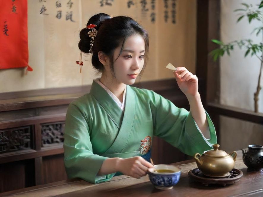 广州天河高端茶社内部环境