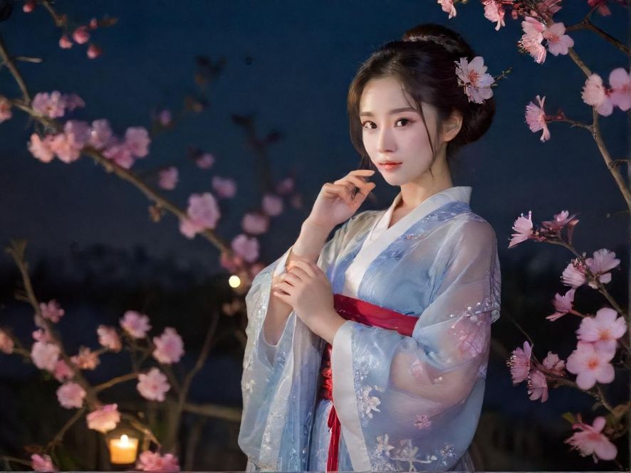 广州花满楼会所入口夜景