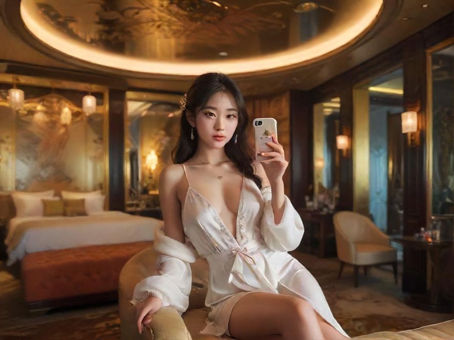 广州高端会所内部,华丽的装饰与柔和的灯光营造出浪漫私密的氛围。