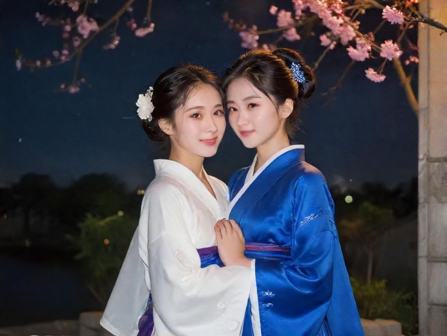 广州夜色霓虹闪烁,仿佛赛博朋克电影中的未来都市,高楼林立,霓虹灯光交织成一幅幅流动的画卷,预示着无尽的夜生活可能性。