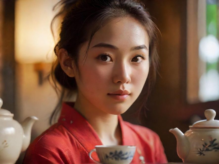 广州茶艺师冲泡茶叶场景