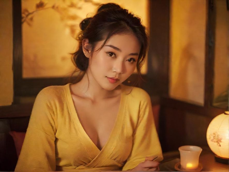 一间温馨雅致的茶室,茶具精致,光影柔和,适合放松身心