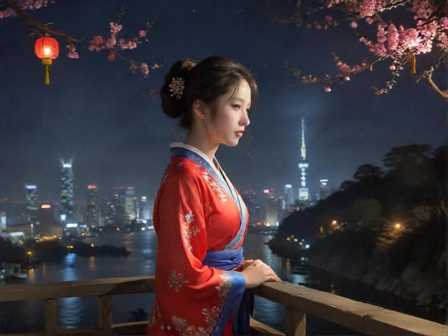 广州夜幕下的神秘入口