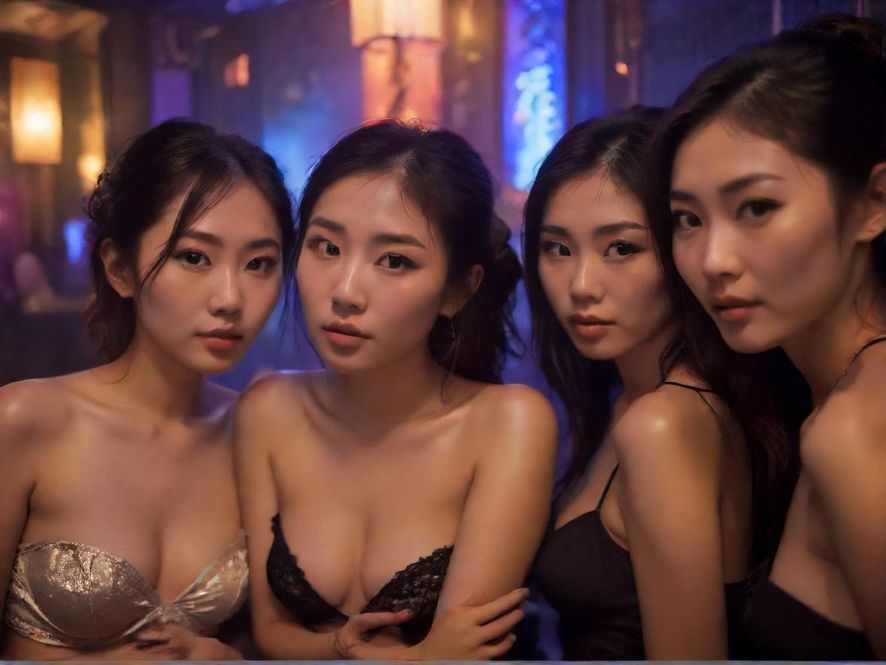 一间充满神秘氛围的夜上海酒廊内部,灯光昏暗而富有层次感,特写展示了复古华丽的装饰细节,如雕花木质吧台、丝绒座椅和精致的酒杯,营造出一种私密而奢华的休闲体验。