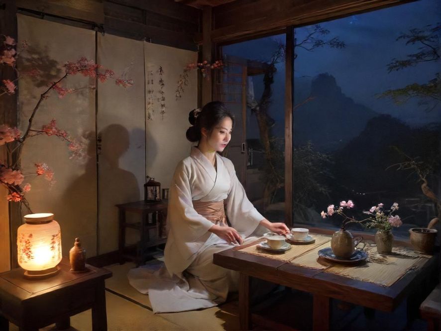 佛山夜场会所茶艺休息区实景图