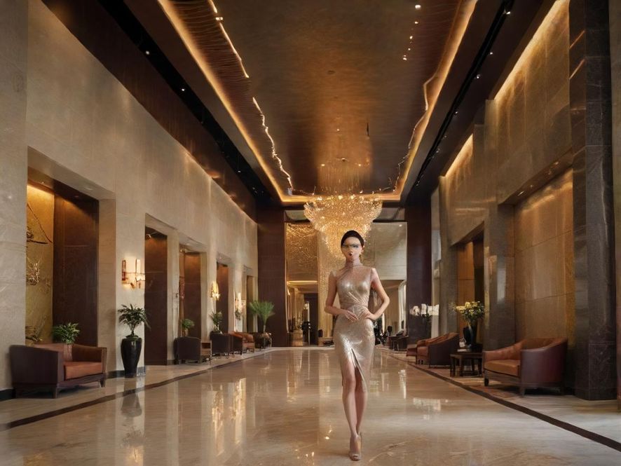 广州高端会所大堂