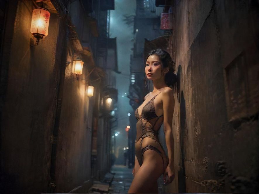 广州小巷深处入口