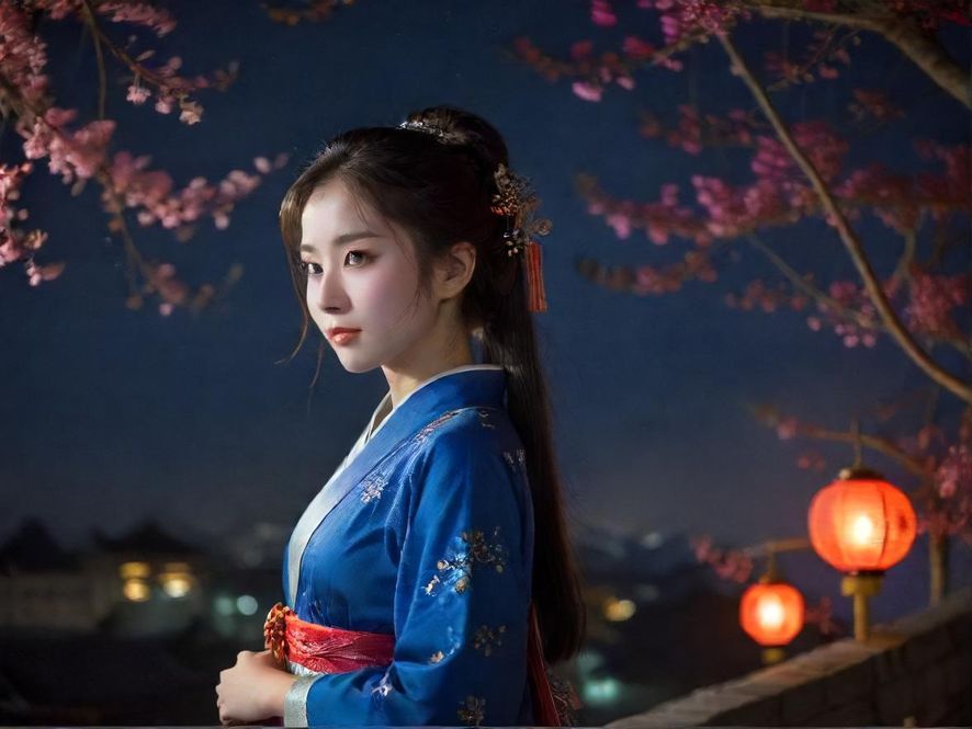 广州璀璨夜色下的都市风情