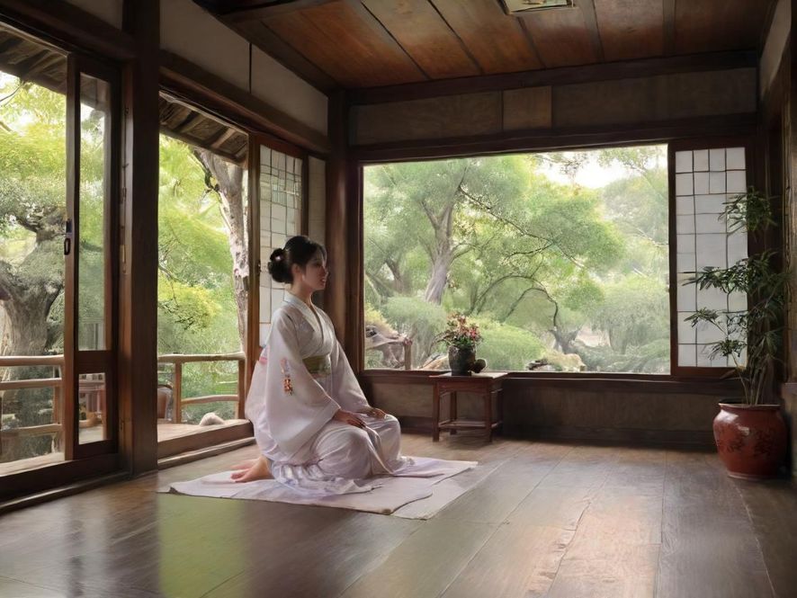 深圳私密会所的茶室一角,光影柔和,环境舒适。