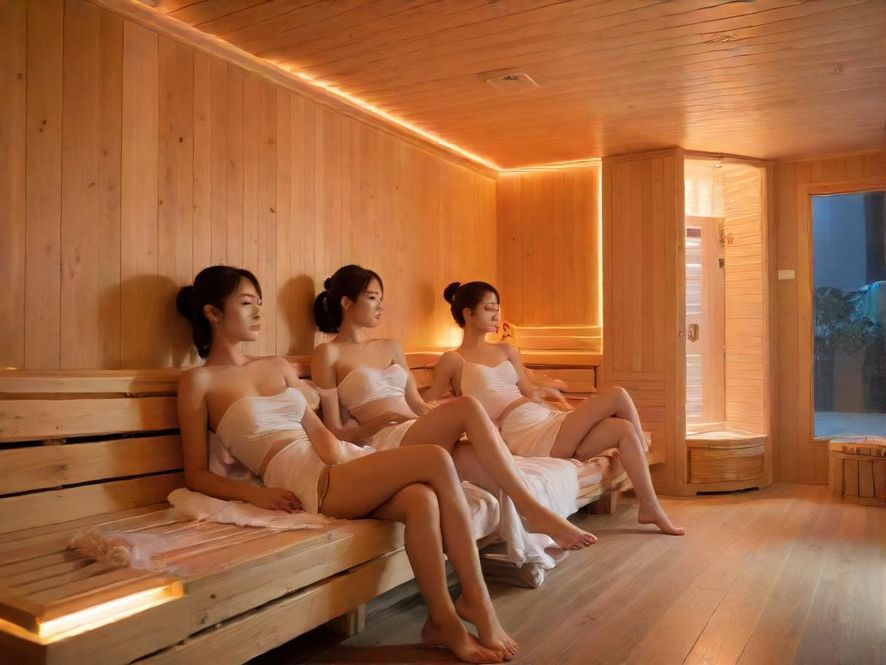 广州桑拿休闲区舒适环境展示