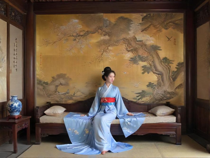 一个布置温馨的私密休闲空间