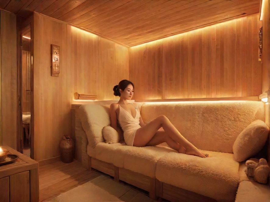 广州桑拿休息区