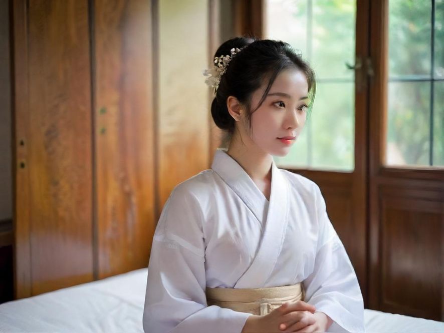 一间布置温馨、灯光柔和的桑拿房内部,蒸汽缭绕,营造出放松舒适的氛围。