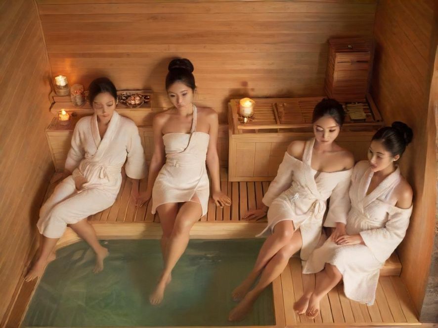 洗浴95会所的豪华休息区