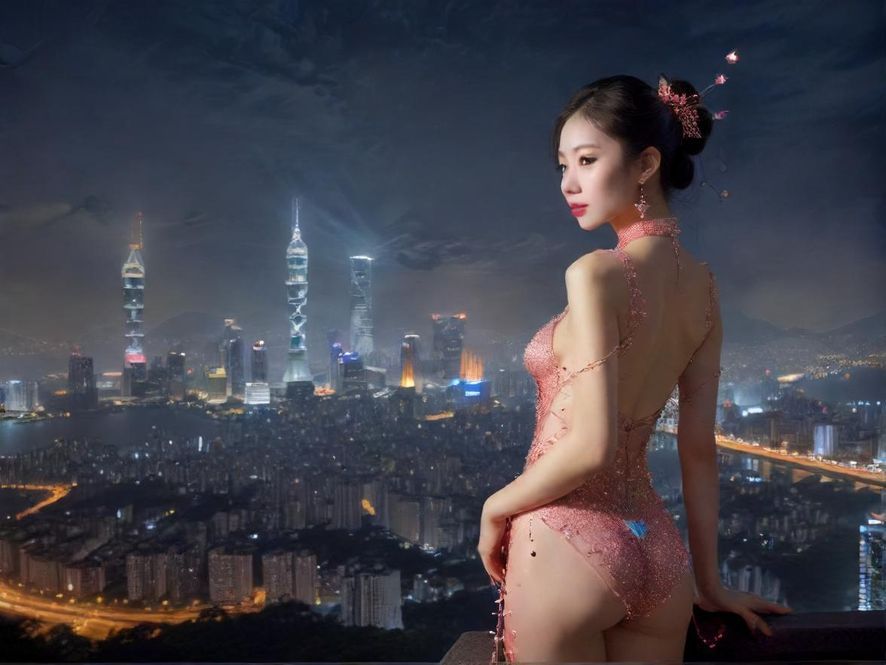 温州夜景流光溢彩