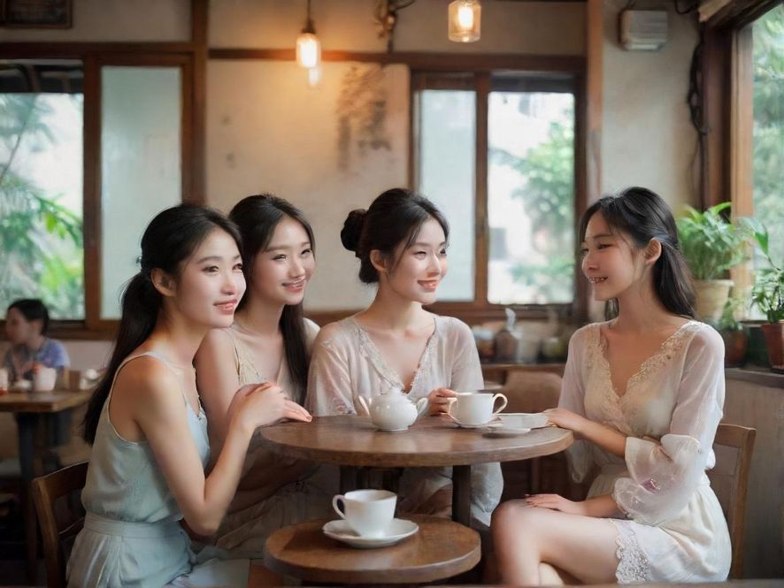 广州百花从社区茶室,展现休闲放松的氛围