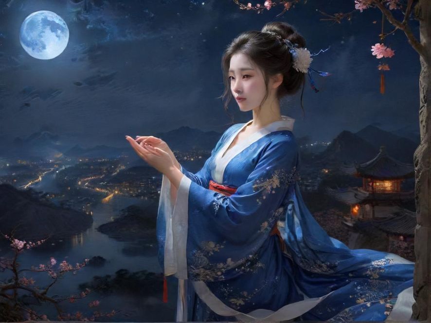 广州夜晚街头一角,灯光下隐约可见的入口