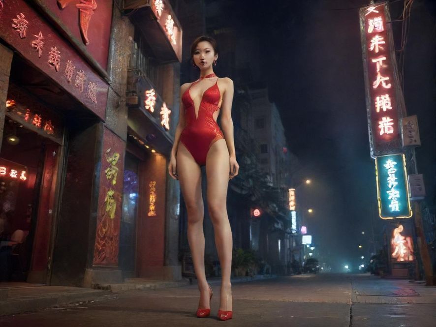 南昌夜色下的娱乐场所入口