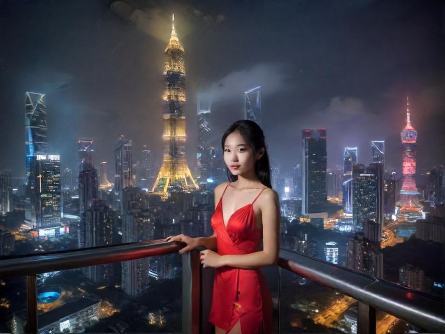 深圳娱乐场所夜景氛围