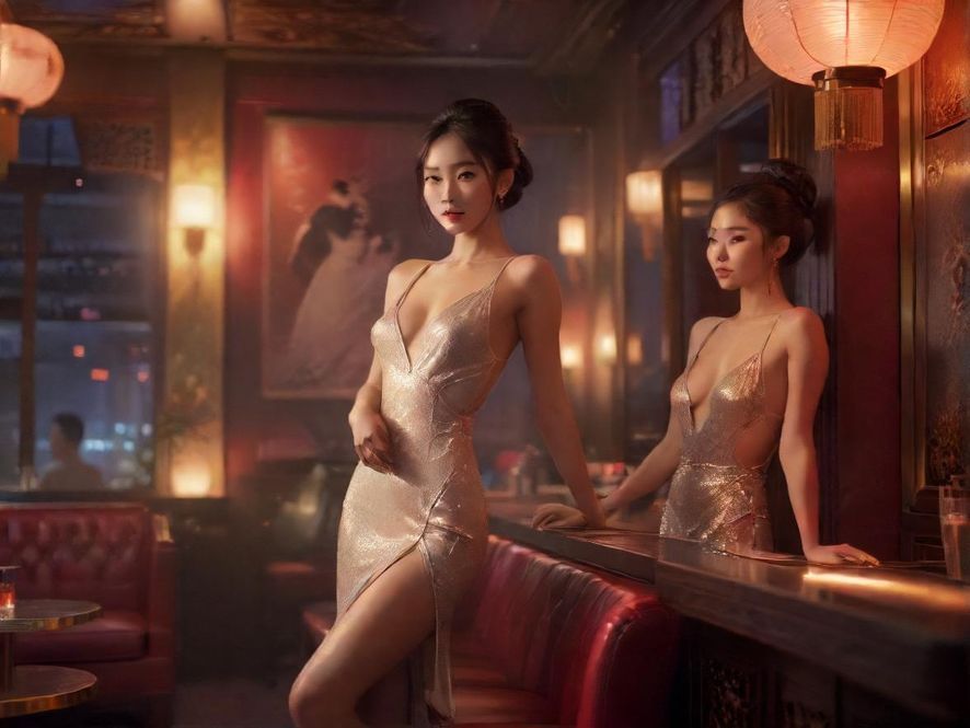 夜场会所内部温馨氛围图