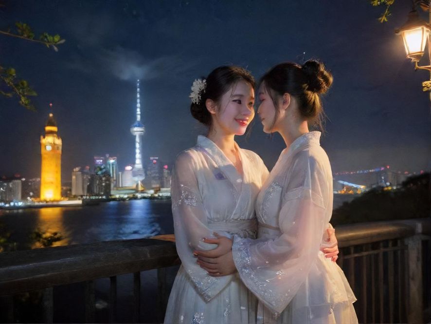 广州车陂巷子的夜晚