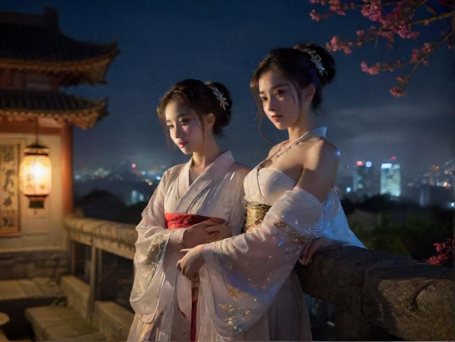 广州夜景街头探索