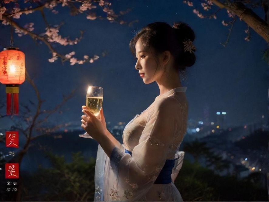 深圳罗湖蒲吧夜景风光