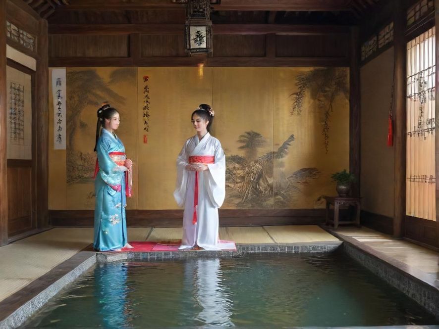 深圳高端会所的室内水疗区,设计充满禅意,营造出温馨宁静的氛围。