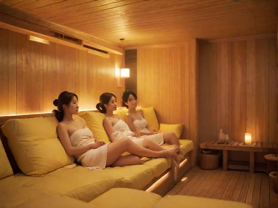 广州桑拿会所休息区一览