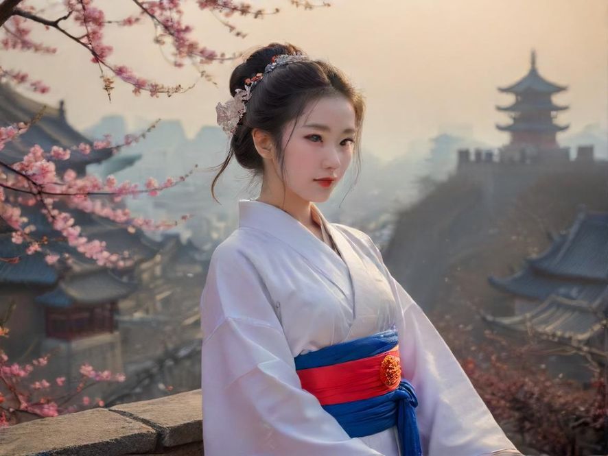 都市街头巷尾，一扇看似普通的门，暗示着不为人知的秘密入口。