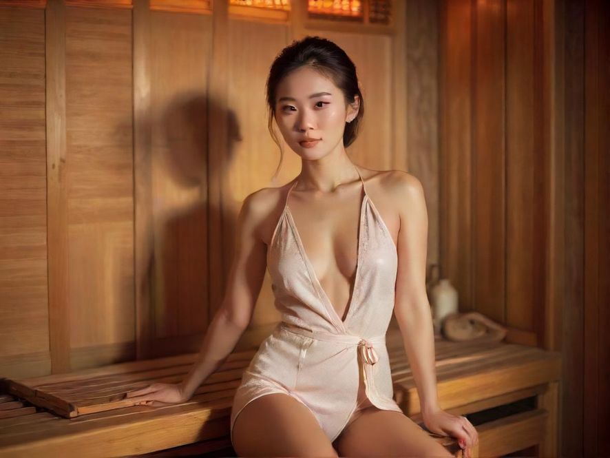 少妇服务场景唯美特写