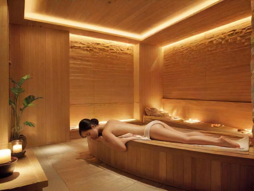 深圳金鹏国际水会按摩房特写