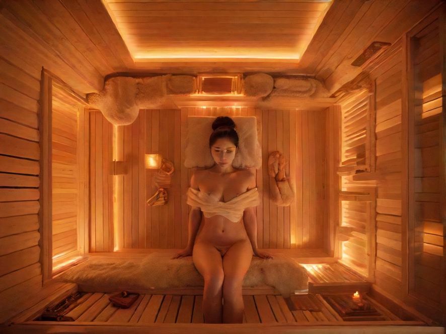 南京桑拿会所室内豪华装修场景