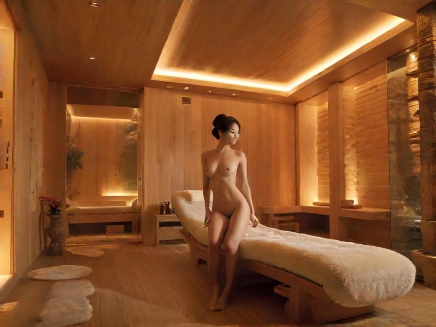 广州高端桑拿会所现代设计场景