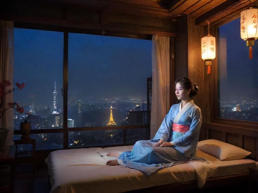 深圳高端会所夜景灯光效果图